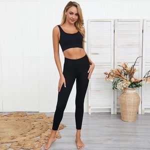 Black Yoga Set